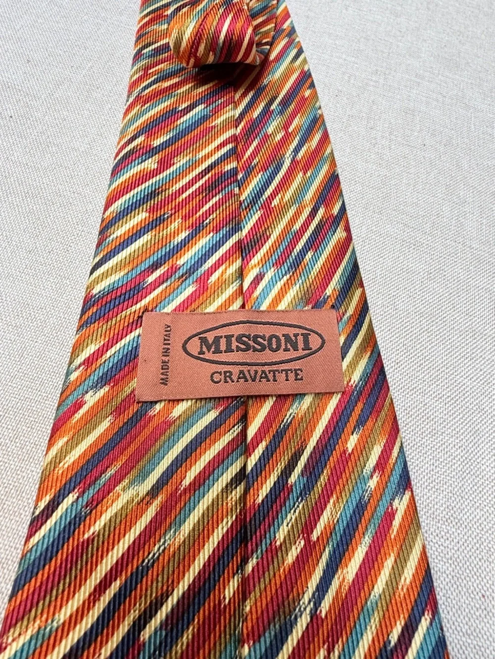Vintage Missoni Cravatte Necktie Made in Italy